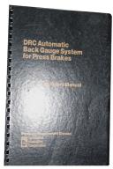 DRC-Dynamic Research Co-Dynamic Research DRC Backgauge Press Brake System Operations Manual 1978-DRC-01